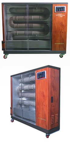 Smart far infrared pellet heater